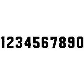 4" Regular Stencil #0         4000