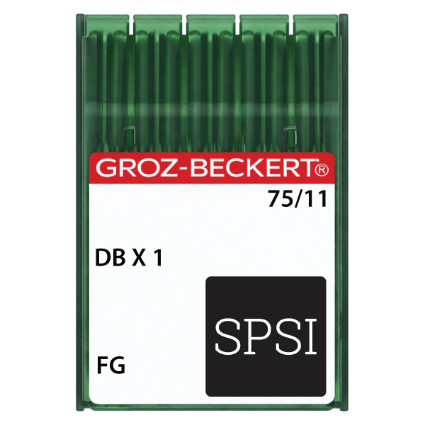 Groz-Beckert DBX1 75/11 FG - Medium Ball Point - Standard Eye 100ct Needles