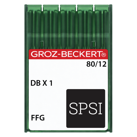 Groz-Beckert DBX1 80/12 FFG - Light Ball Point - Standard Eye 100ct Needles