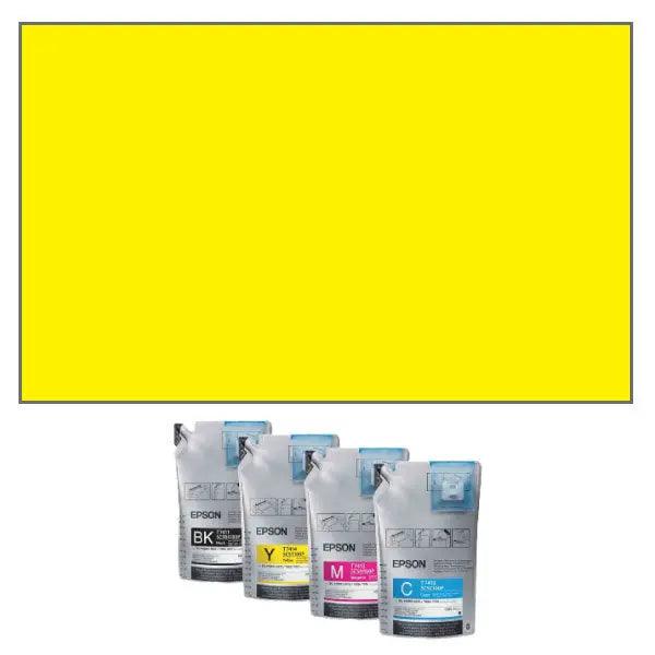 Epson T741 UltraChrome Yellow Dye Sub Ink - 1 Liter