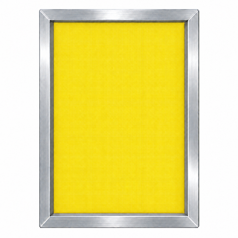GSF 23" x 31" 125/55 Thin Thread Yellow Mesh Alum Frame