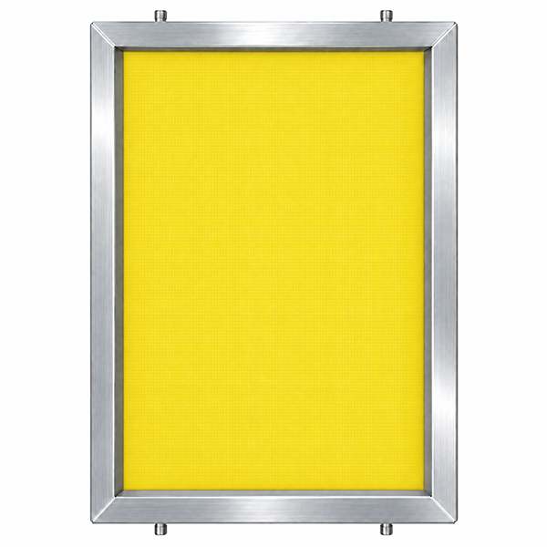 GSF 23" x 31" 158 Yellow Mesh Alum Frame W/ MHM Pins