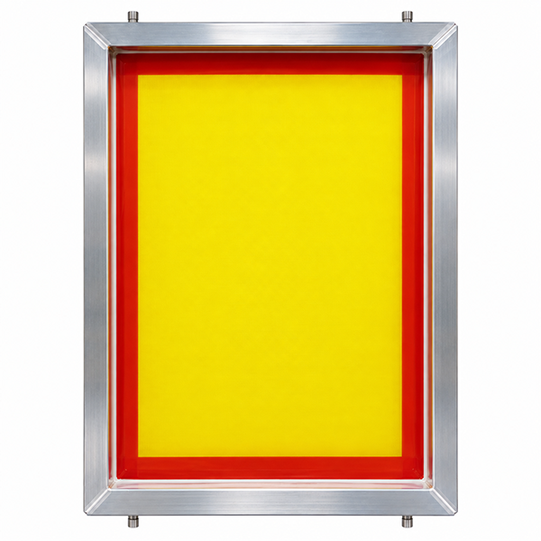 GSF 23" x 31" 125/55 Thin Thread Yellow Mesh Alum Frame W/ MHM Pins