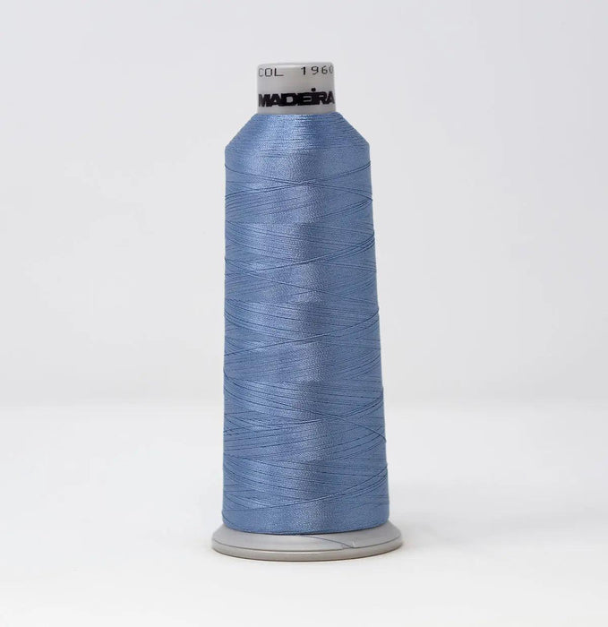 Madeira Polyneon 1960 Dusty Blue Embroidery Thread 5500 Yards