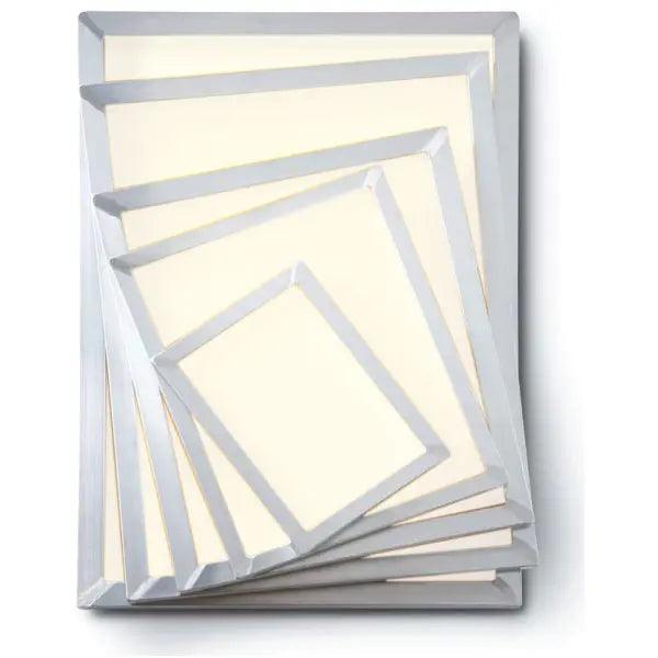 NT 20"X28" OD 156 White Mesh Alum Frame