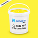 Rutland Ink C3 4042 Fluorescent Lemon Yellow