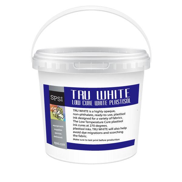 SPSI Tru White Low Cure Plastisol Ink - 1 Gallon